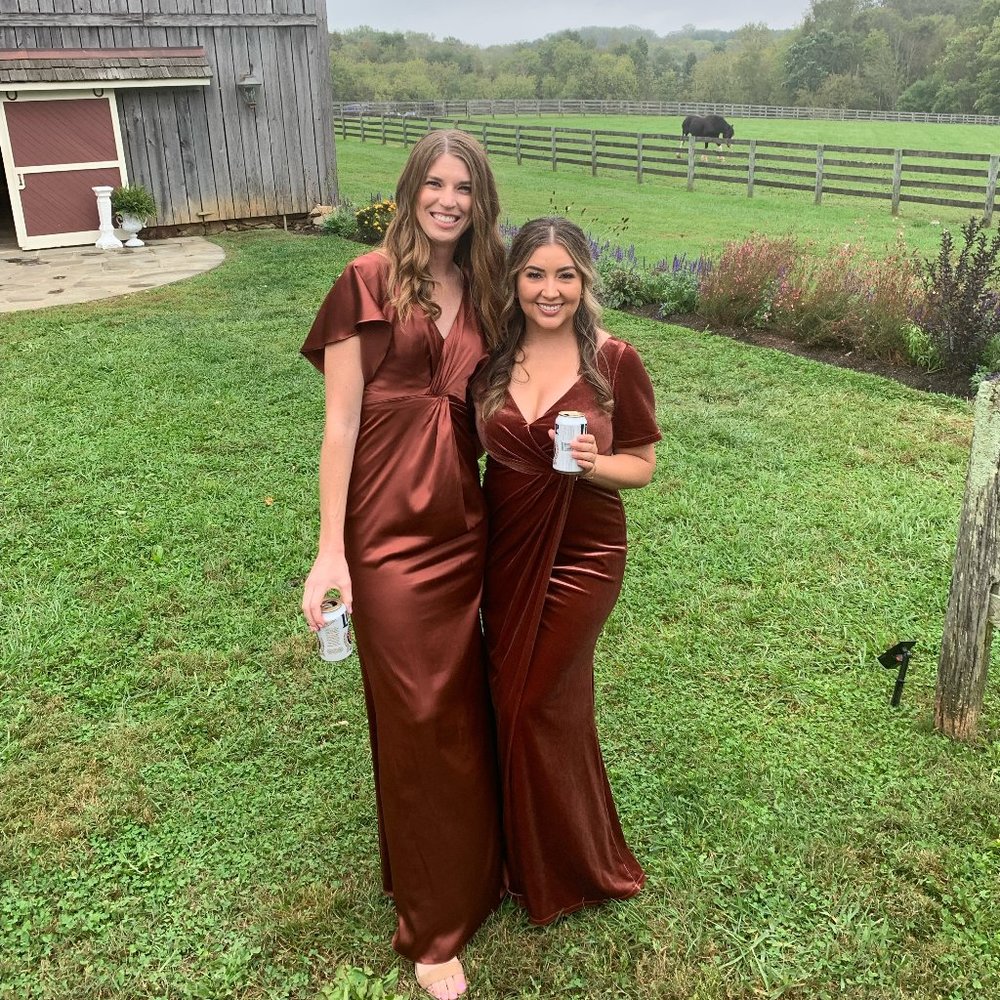 Revelry Gwen Satin Dress
